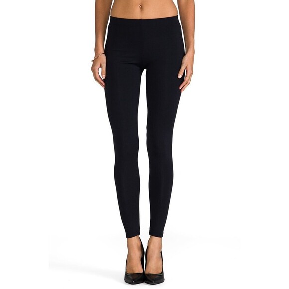 David Lerner Womens Black Basic Legging Sz Large Revolve Retail $90 - Picture 1 of 9